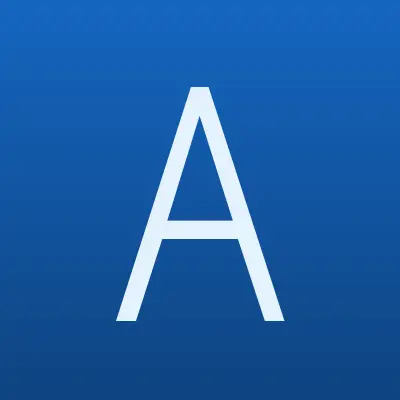 Альянс, магазин канцелярии, лого-визитка