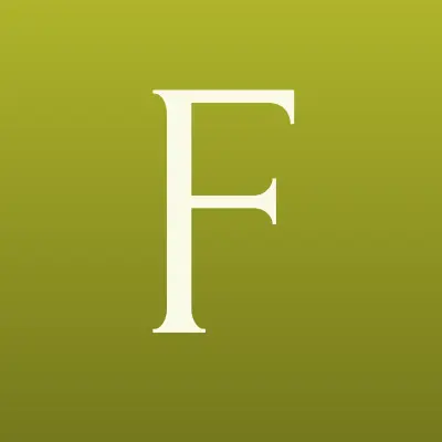Fleur38, служба доставки цветов, лого-визитка